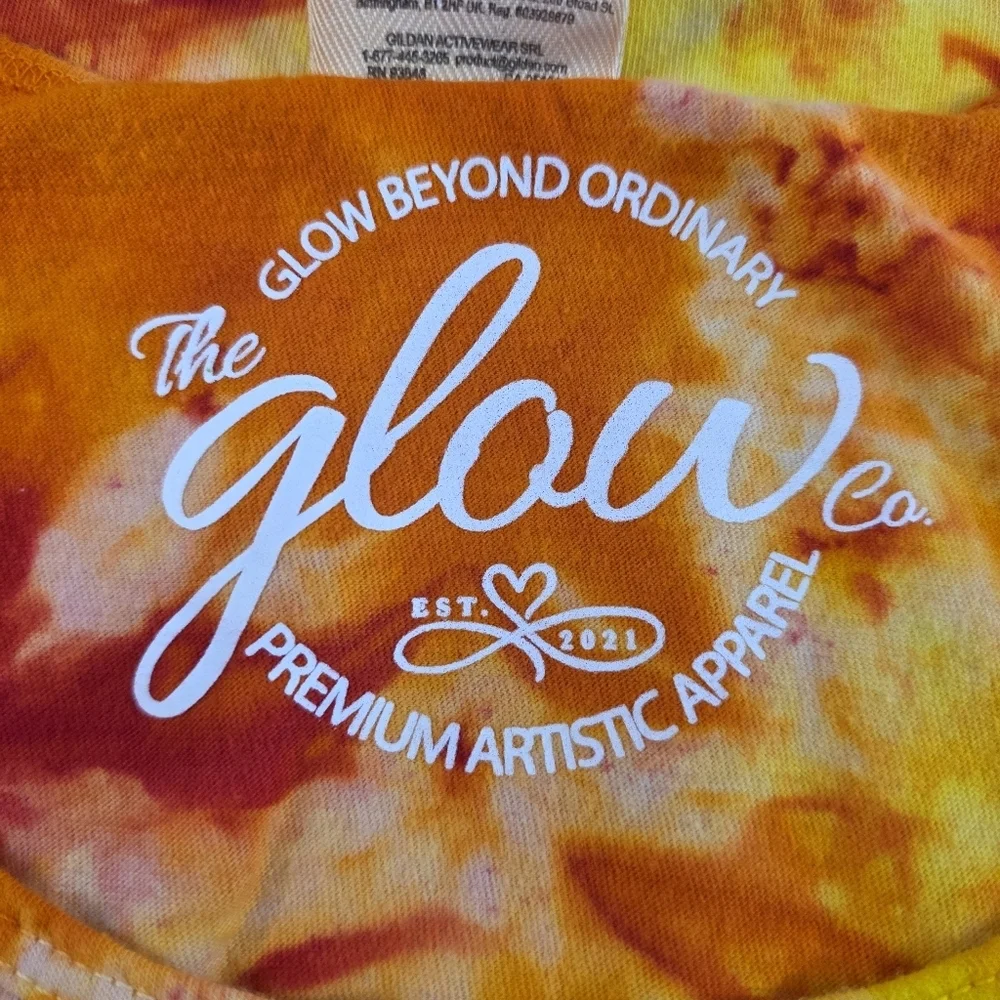 Comfort Colors The Glow Co Manifest That Sh*t Tie Dye Tank Top XL Cotton Graphic